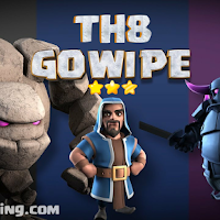 Powerful TH8 GoWiPe Attack Strategy (Clash Of Clans)