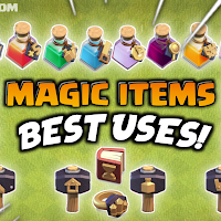 Best Uses of All Magic Items Explained ( Clash Of Clans)