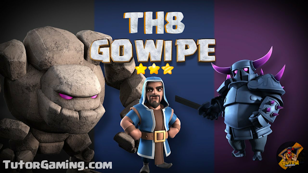 Powerful TH8 GoWiPe Attack Strategy (Clash Of Clans)
